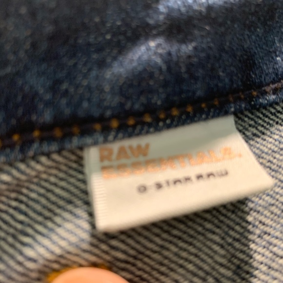 G Star Raw  distressed gaucho/culottes.  size 28    NWOT TTS. - Picture 5 of 5